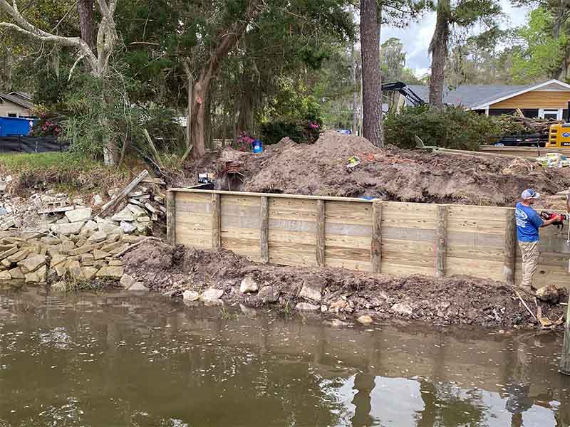 Seawall Repair in Crestview, FL