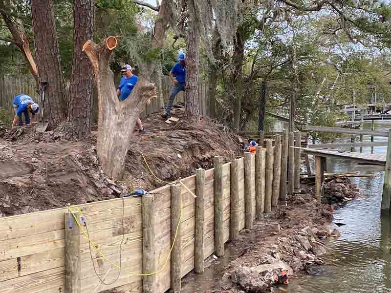 Seawall Repair in Crestview, FL