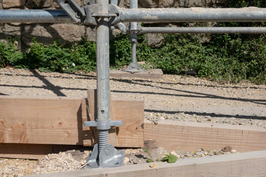 Steel Push Pier Installation in Crestview, FL